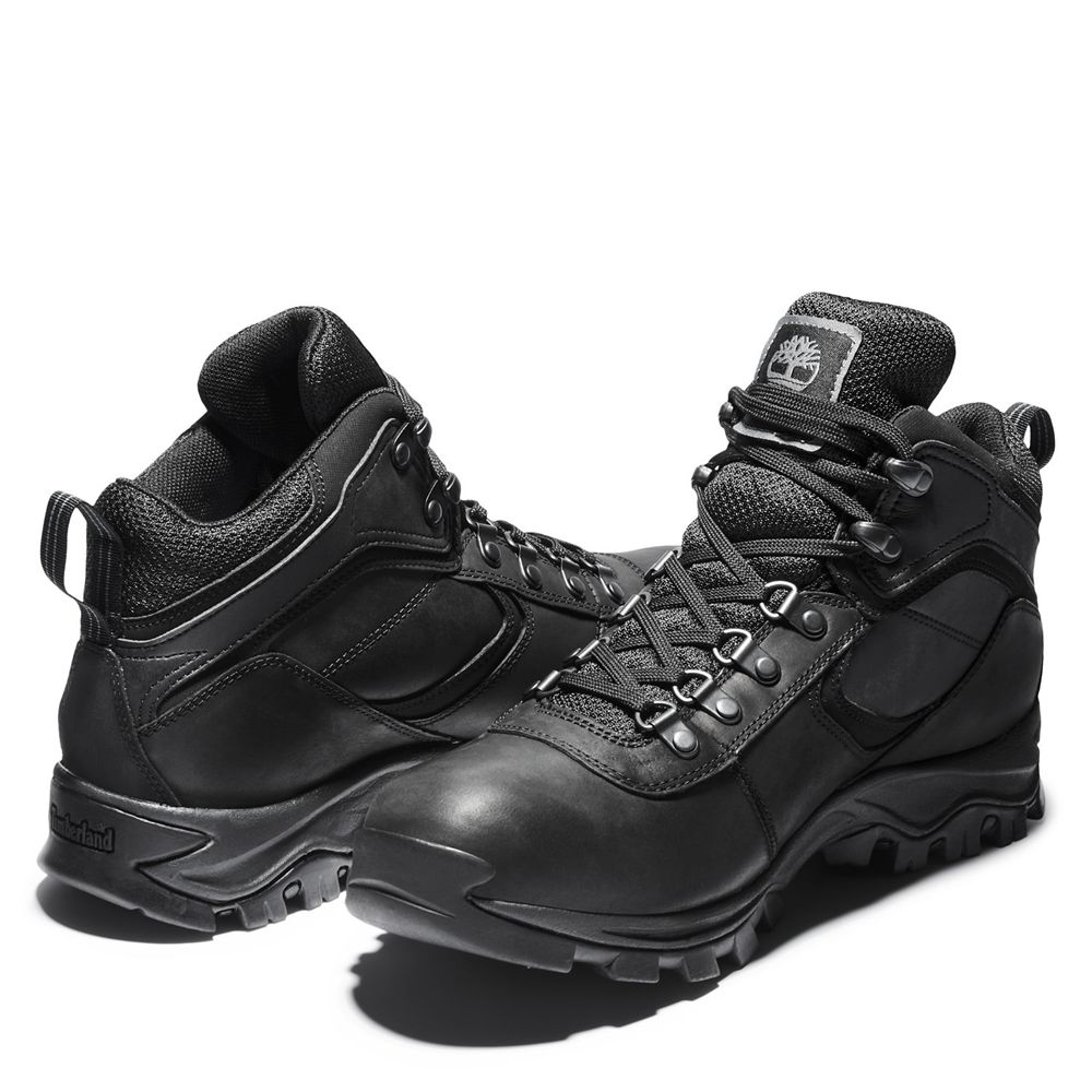 Bocanci De Drumeție Timberland Barbati Negrii - Mt. Maddsen Mid Waterproof - Romania - NMPVEL462